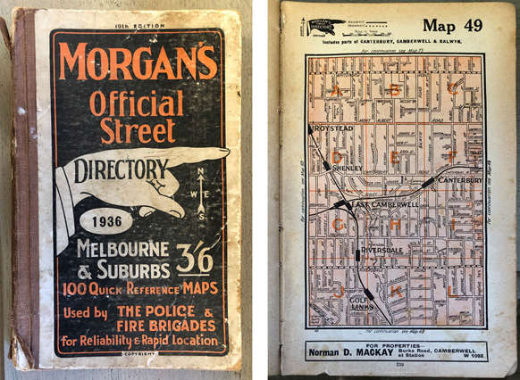 Morgan’s Official Street Directory 1936