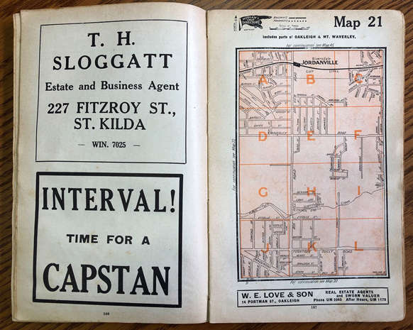 Morgan's Official Street Directory 1936, Mount Waverley